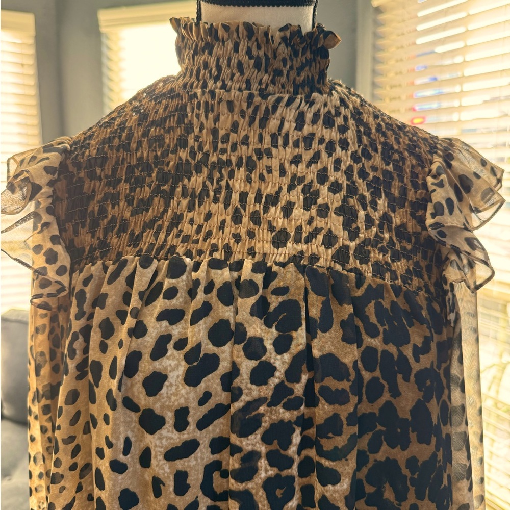 ZARA Leopard Print Dress